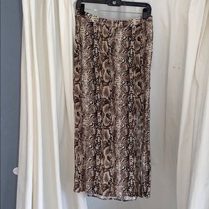 Target snake skin maxi skirt